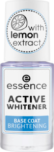 essence cosmetics Nagelaufheller ACTIVE WHITENER BASE COAT BRIGHTENING
