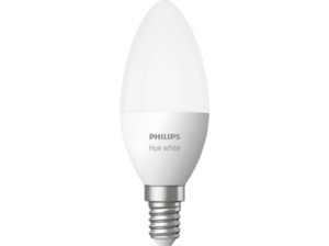 PHILIPS Hue White E14 3-er Pack, 3x470lm, dimmbar LED-Lampe warmweiß