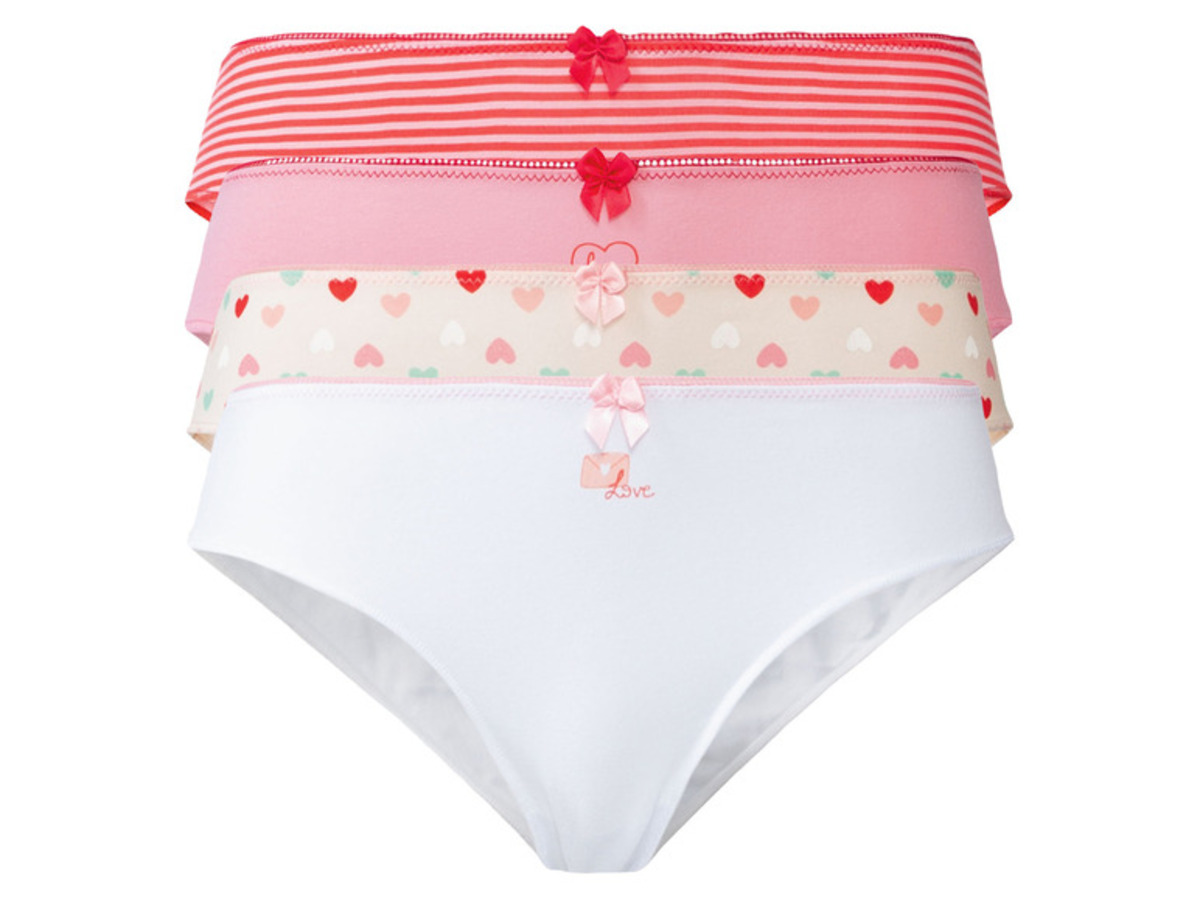 Bild 2 von Happy Shorts Damen Slips, 4 Stück, hoher Baumwollanteil