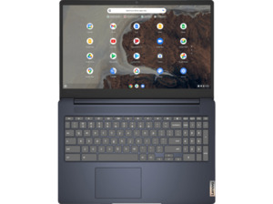 LENOVO IdeaPad 3i Chromebook, Plus Chromebook mit 15,6 Zoll Display, Intel® Pentium® Silver Prozessor, 8 GB RAM, 128 eMMC, Intel UHD Grafik, Dunkelblau (Abyss Blue)