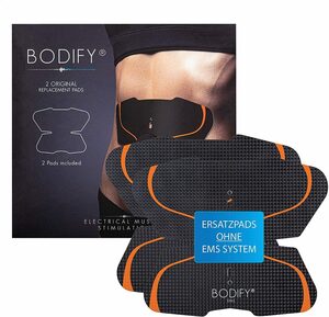 BODIFY EMS-Bauchmuskeltrainer »Bodify Original Ersatz-Pads 2er-Set (Ohne Controller) EMS Bauchtrainer - Bauchmuskeltrainer für Männer und Frauen«, (2-tlg)