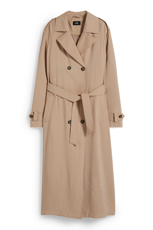 Bild 1 von C&A Trenchcoat-mit LENZING™ ECOVERO™, Beige, Größe: 36