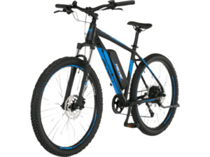 FISCHER MONTIS 2.1 Mountainbike (Laufradgröße: 27,5 Zoll, Herren-Rad, 422 Wh, Schwarz matt/Blau)