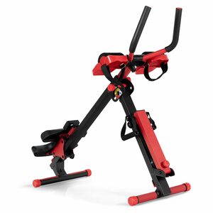 COSTWAY Rudergerät »2 in1 Rudergerät & Bauchtrainer, Rückentrainer«, bis 120kg belastbar, mit verstellbarem Sitz