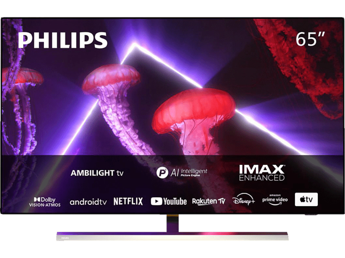 PHILIPS 65OLED837/12 OLED TV (Flat, 65 Zoll / 164 Cm, 4K, SMART TV ...