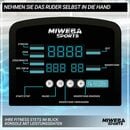 Bild 2 von Miweba Sports Rudergerät »Designer Fitnessgerät "MR100" - auch Holz Optik«, 6 Widerstandsstufen - LCD Display - kompakt - Magnetbremse