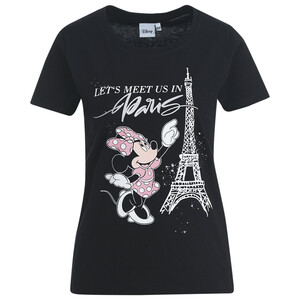 Minnie Maus T-Shirt mit großem Print