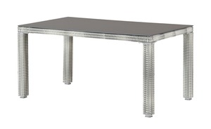 Dining-Tisch grau Maße (cm): B: 90 H: 74 Garten