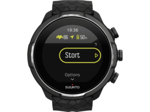 SUUNTO 9 Baro Smartwatch Glasfaserverstärktes Polyamid Silikon, 230 mm, Titan