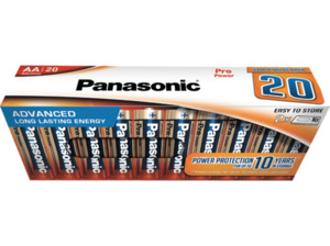 PANASONIC LR6PPG/20CB AA Batterie, Alkaline, 1.5 Volt