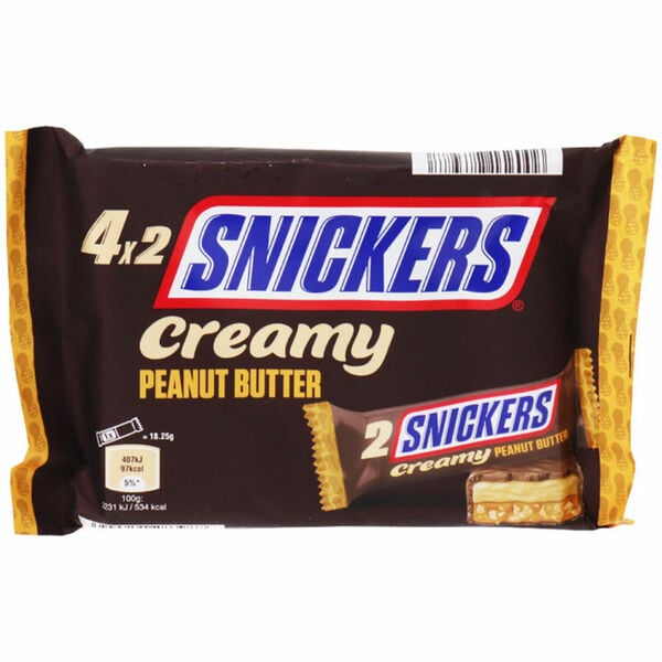 Bild 1 von Snickers Creamy Peanut Butter, 4er Pack