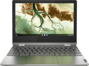 LENOVO IdeaPad Flex 3i, Plus Chromebook mit 11,6 Zoll Display, Intel® Pentium® Silver Prozessor, 4 GB RAM, 128 eMMC, Intel UHD Grafik, Arctic Grey