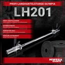 Bild 2 von Miweba Sports Langhantelstange »Hantel Stange Fitnesshantel LH-201«, Stahl, 120,00 cm, Olympia Profi Gewichtheben bis 320.0 kg – Ø 50 mm