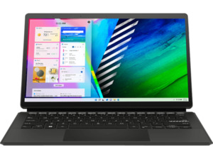 ASUS Vivobook 13 Slate OLED (T3300KAL-Q031WS), Convertible mit 13,3 Zoll Display, Intel® Pentium® Silver Prozessor, 4 GB RAM, 128 eMMC, UHD Grafik, Schwarz