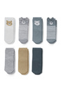 Bild 1 von C&A Multipack 7er-Bärchen-Baby-Socken mit Motiv, Grau, Größe: 21-23