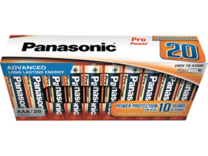 PANASONIC LR03PPG/20CB AAA Batterie, Alkaline, 1.5 Volt