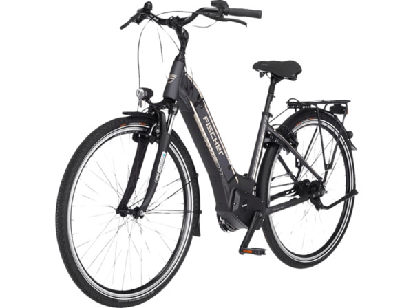 Bild 1 von FISCHER CITA 5.0i Citybike (Laufradgröße: 28 Zoll, Damen-Rad, 504 Wh, Schiefergrau matt)