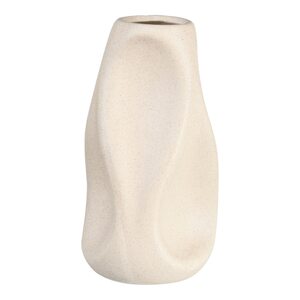 Vase Abstrakt ca. 10,5x20,5 cm, nude