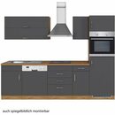 Bild 4 von Held Möbel Küchenzeile Sorrento 270 cm Anthrazit-Wotaneiche