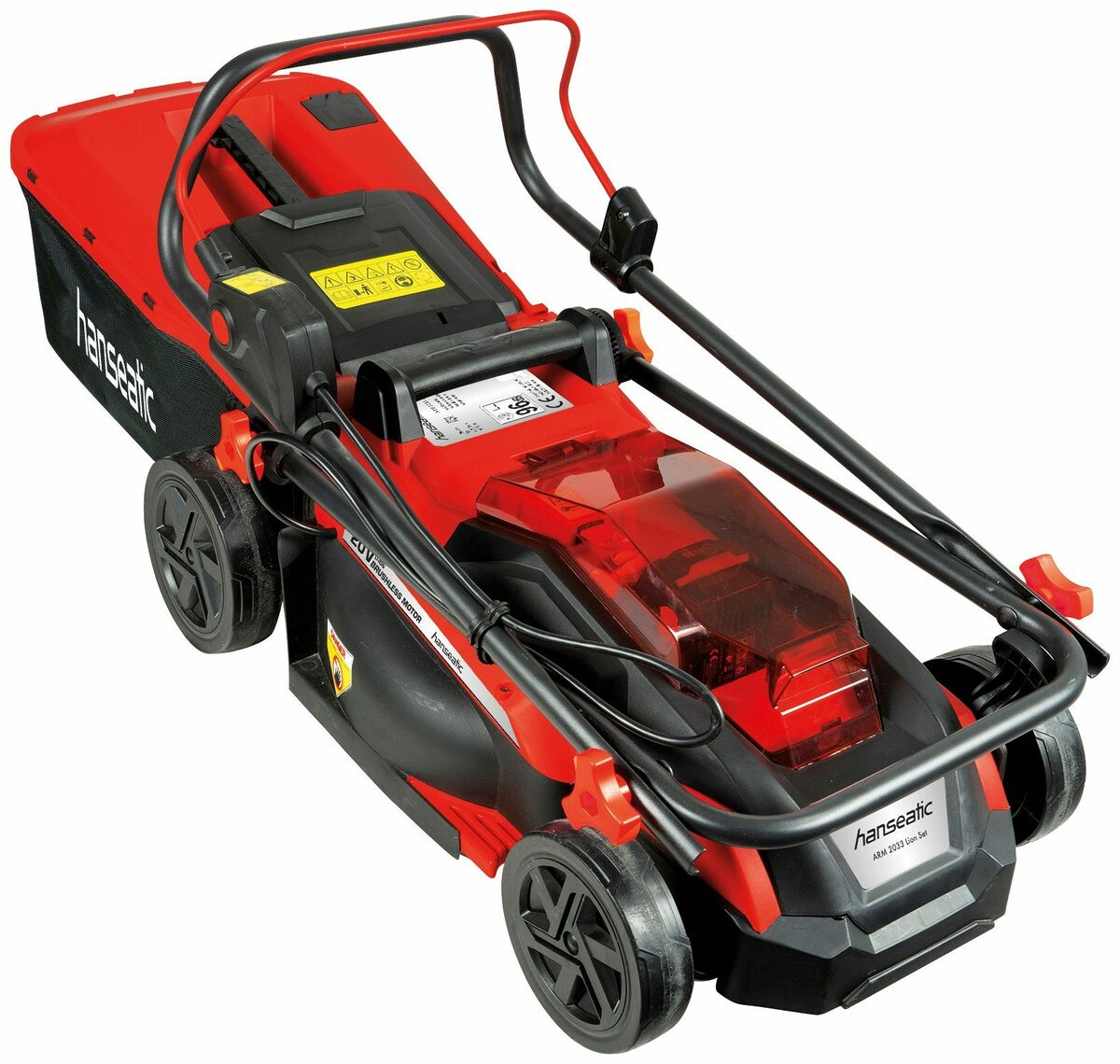 Bild 3 von Hanseatic Akkurasenmäher »ARM 2033 Lion«, 33 cm Schnittbreite, (Set), mit Akku 20V/4Ah und Ladegerät