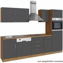 Bild 3 von Held Möbel Küchenzeile Sorrento 270 cm Anthrazit-Wotaneiche