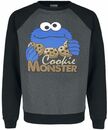 Bild 1 von Sesamstraße Cookie Monster Sweatshirt dunkelgrau meliert schwarz