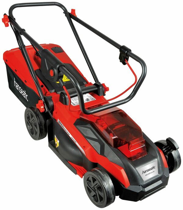 Bild 2 von Hanseatic Akkurasenmäher »ARM 2033 Lion«, 33 cm Schnittbreite, (Set), mit Akku 20V/4Ah und Ladegerät