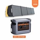 Bild 1 von Fine Life Pro Stromerzeuger »Power Station QE01-500W/1200W Mit Solar panel PV200«, (Set, 2-tlg., Notfall-Solar Generator), Bequem und leicht,500W/1200W Ausgangsleistung,500Wh/1008Wh