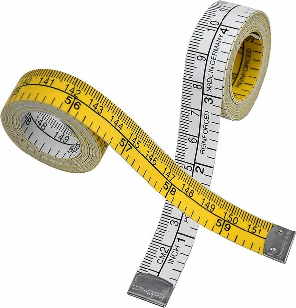Bild 1 von AcserGery Maßband »2er-Pack Maßband, Nähband, weiches Körperband, doppelseitiges weiches Klebeband für die Brust, 150 cm/60"«