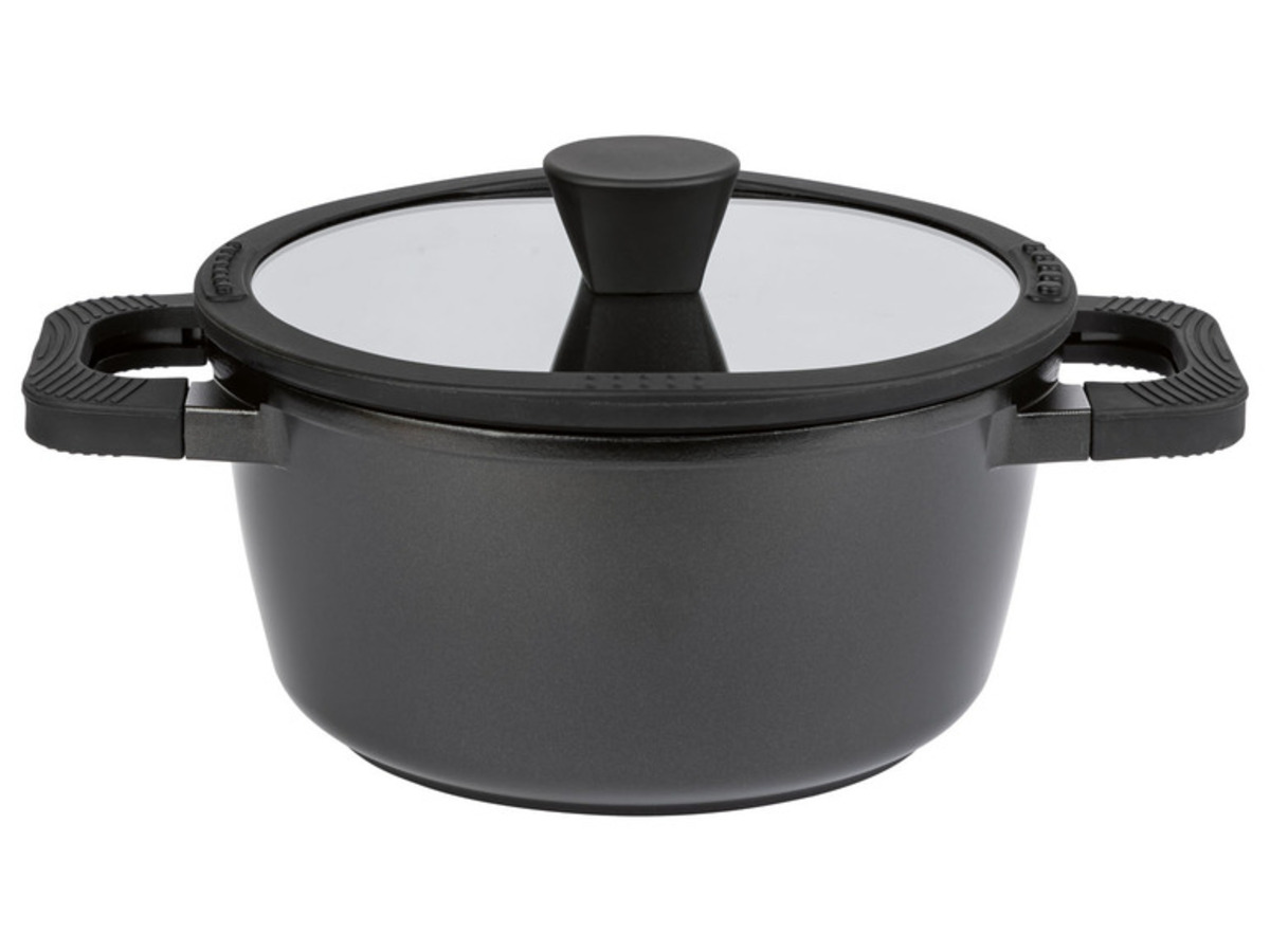 Bild 2 von ERNESTO Aluguss-Kochtopf, Granitoptik, Ø 20 cm