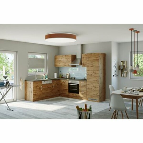 Bild 1 von Held Möbel Küchenzeile Sorrento 210/ 270 cm Wotaneiche o. E-Geräte Winkel