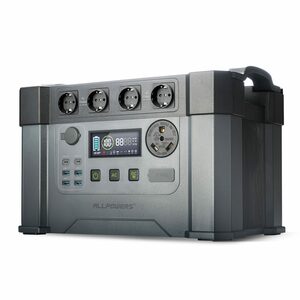 ALLPOWERS Stromerzeuger »Powerstation 2400 W (Peak 4000 W) Solargenerator und Netzteil mit USV«