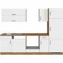 Bild 3 von Held Möbel Küchenzeile Sorrento 270 cm Weiß-Wotaneiche ohne E-Geräte