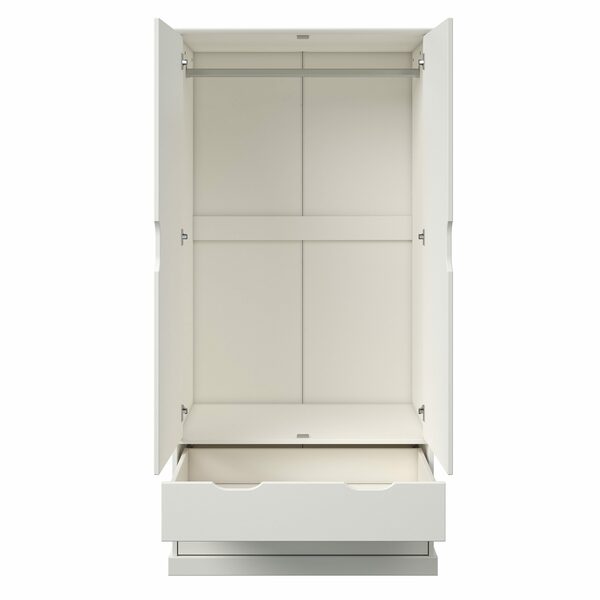 Bild 4 von Home affaire Kleiderschrank »Kero« massive Kiefer in Kombination mit MDF, mit 2 Schubladen, viel Stauraum