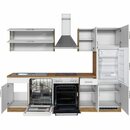 Bild 4 von Held Möbel Küchenzeile Sorrento 270 cm Weiß-Wotaneiche
