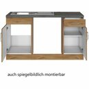 Bild 4 von Held Möbel Küchenzeile Sorrento 210/ 270 cm Wotaneiche o. E-Geräte Winkel