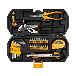 DEKO Werkzeugset »Werkzeugset«, (34-St., DEKO, Mini-Werkzeugset 34 tlg., inkl Koffer, Grundausstattung Handwerkzeuge, für alle kleinen Haushaltsreperaturen), Werkzeugkoffer - Werkzeugkasten