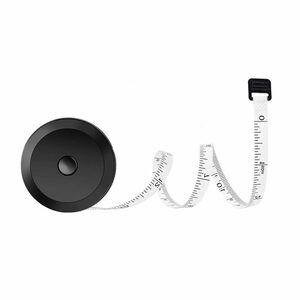 AcserGery Maßband »Nähband, 1 Stück 1,5 m doppelseitiges einziehbares Mini-Linealband zum Nähen, Körpermaß (schwarz)«