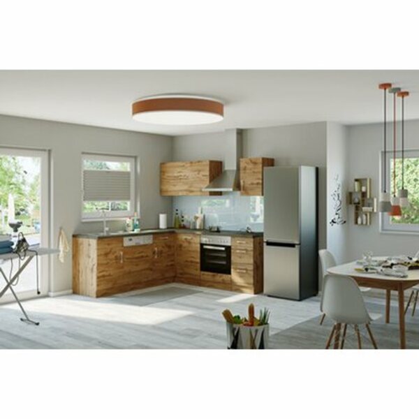 Bild 1 von Held Möbel Küchenzeile Sorrento 210 cm Wotaneiche-Wotaneiche Winkel