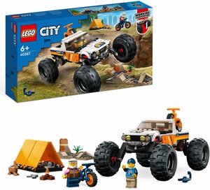 LEGO® Konstruktionsspielsteine »Offroad Abenteuer (60387), LEGO® City«, (252 St), Made in Europe