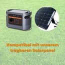 Bild 3 von Fine Life Pro Stromerzeuger »Power Station QE01-500W/1200W Mit Solar panel PV200«, (Set, 2-tlg., Notfall-Solar Generator), Bequem und leicht,500W/1200W Ausgangsleistung,500Wh/1008Wh