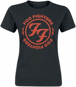 Foo Fighters Logo Red Circle T-Shirt schwarz
