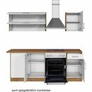 Bild 4 von Held Möbel Küchenzeile Sorrento 210 cm Weiß-Wotaneiche Winkel