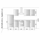 Bild 3 von Menke Küchenzeile Mara 280 cm Betonoptik-Weiß Hochglanz