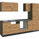 Bild 2 von Held Möbel Küchenzeile Sorrento 270 cm Wotaneiche-Grafit ohne E-Geräte