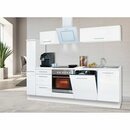 Bild 3 von Respekta Premium Küchenzeile 250 cm Weiß Hochglanz