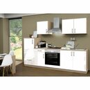 Bild 3 von Menke Küchenzeile Premium 270 cm Weiß Hochglanz-Sonoma Eiche Nachbildung