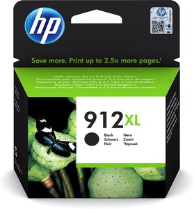 HP 912XL Schwarz Original Druckerpatrone mit hoher Reichweite