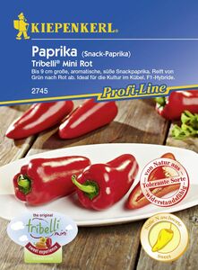 Kiepenkerl Snackpaprika Tribelli® Mini Rot Capsicum annuum, Inhalt: 5 Korn