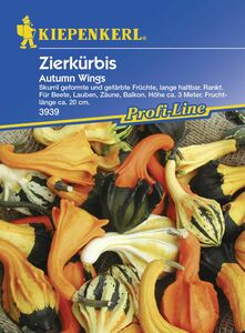 Kiepenkerl Zierkürbis Autumn Wings
, 
Cucurbita pepo, Inhalt: ca. 10 Pflanzen